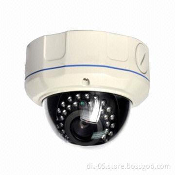 IP camera, 1/3" COMS, H.264, support IR-cut, OSD content, ONVIF, three Streaming